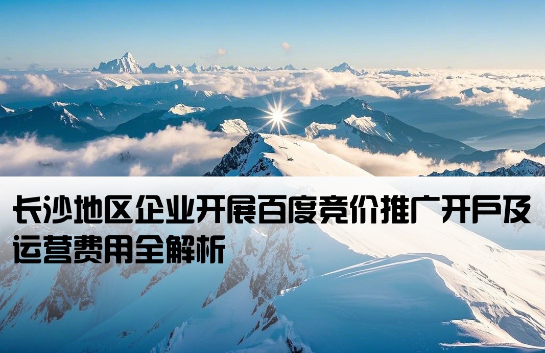 长沙百度竞价开户需要多少费用