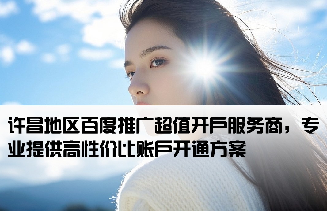 许昌市百度低价开户公司