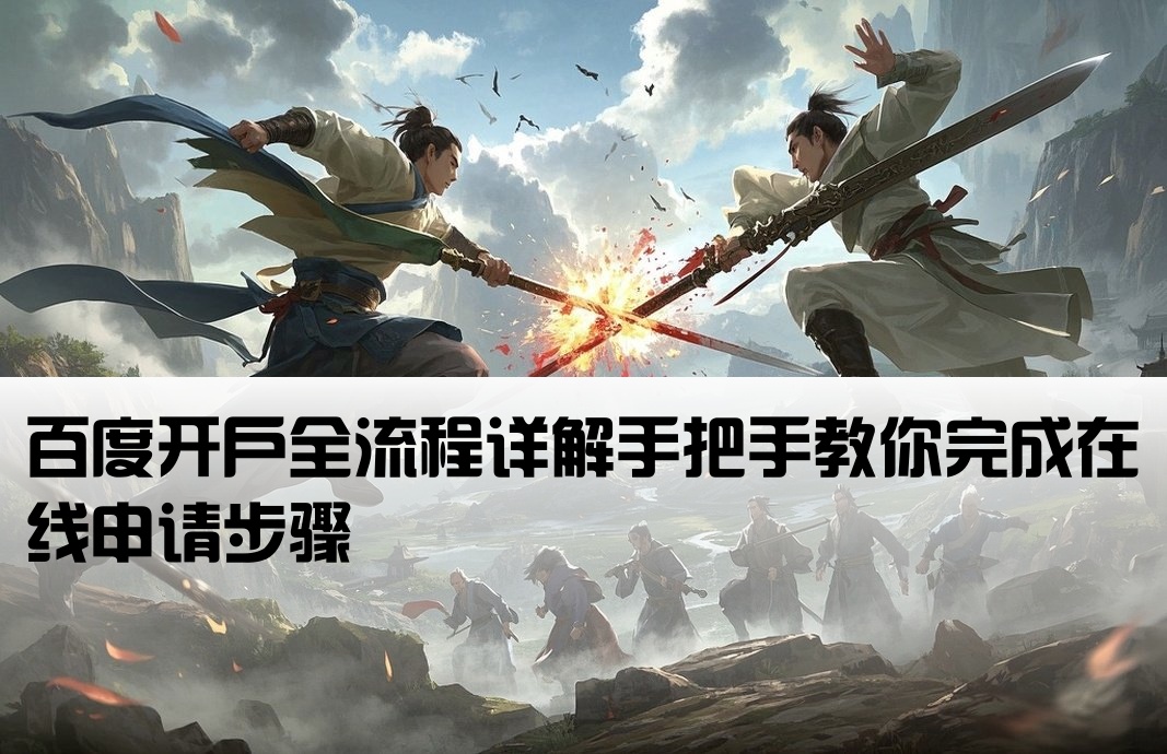 怎样在百度上申请开户