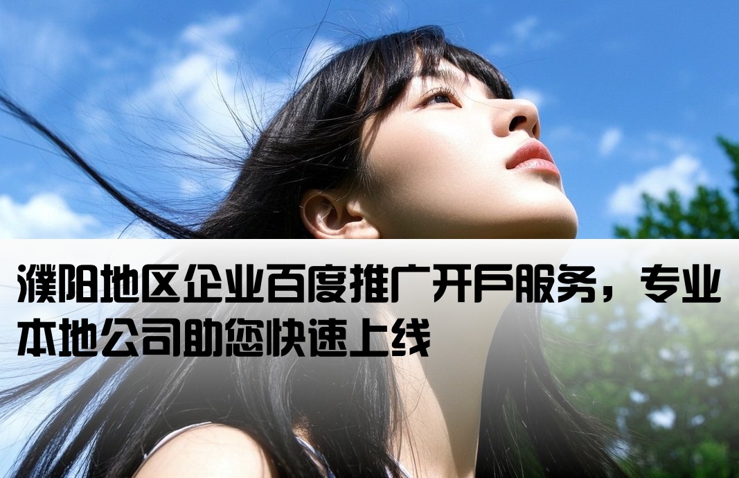 濮阳市百度开户本地公司