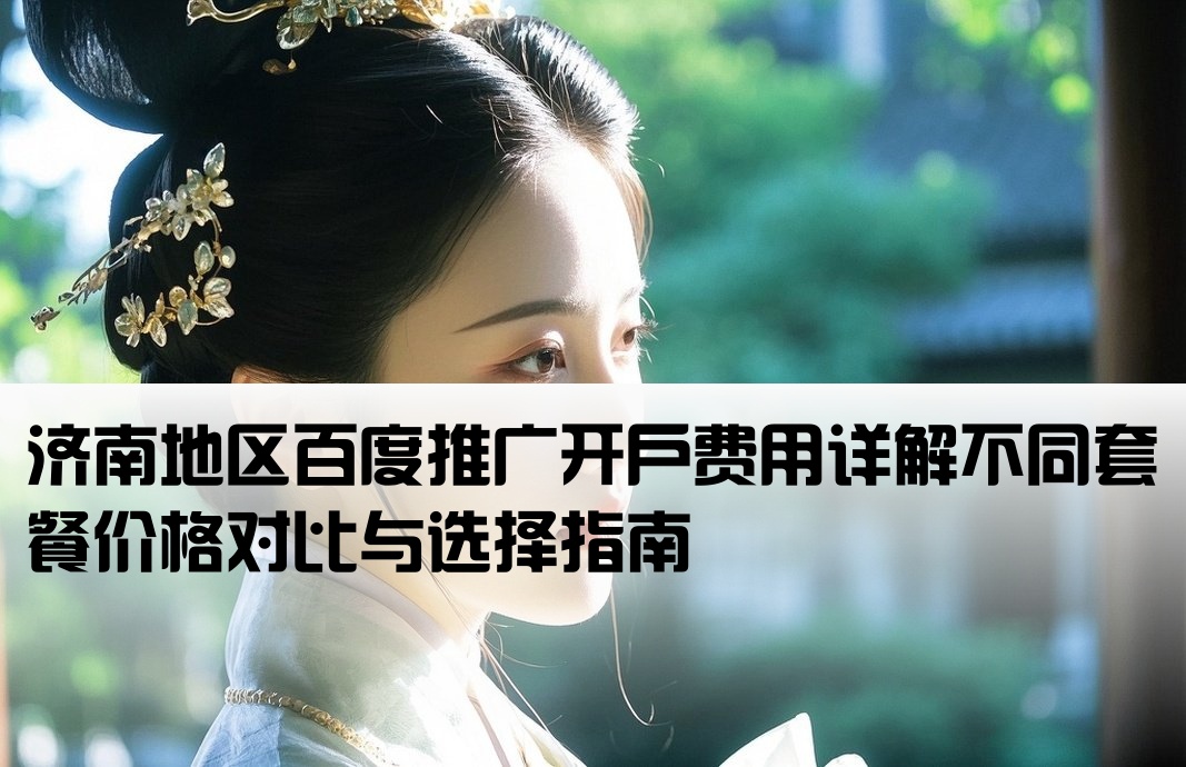 济南百度推广开户价格多少