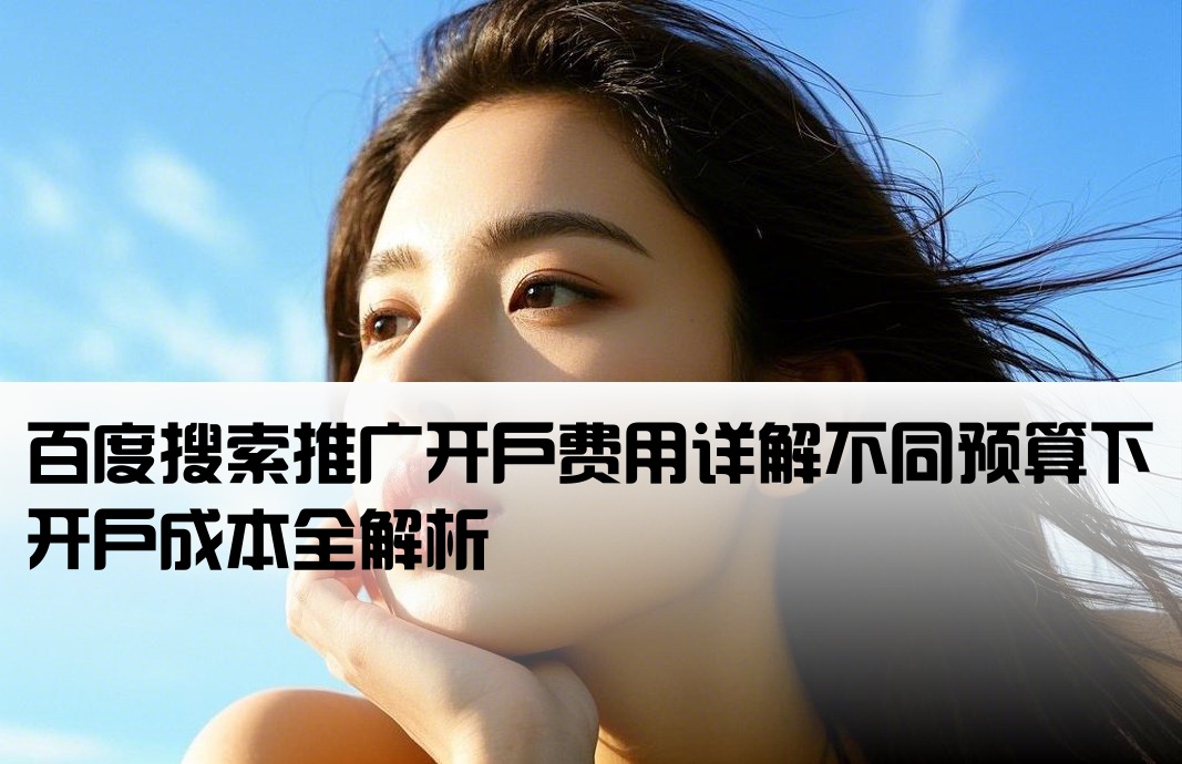 百度大搜开户多少钱