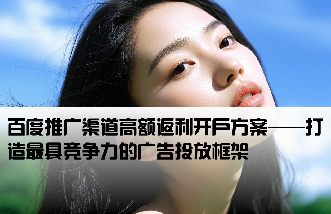 百度渠道框架高返点开户