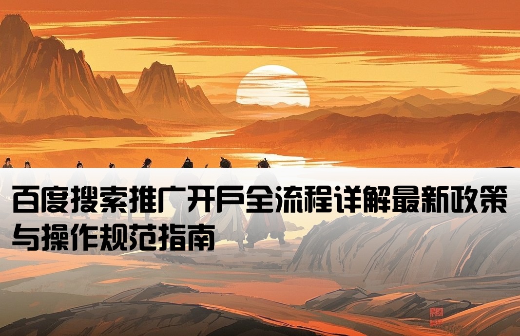 百度搜索推广开户规则