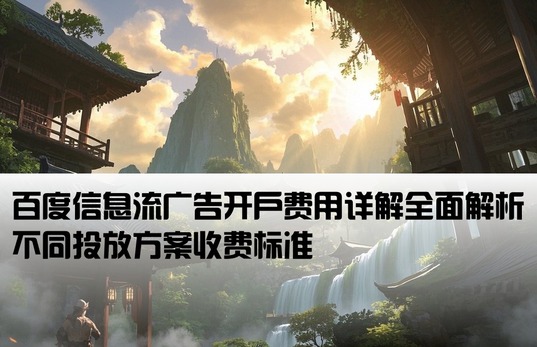 百度信息流开户收费标准