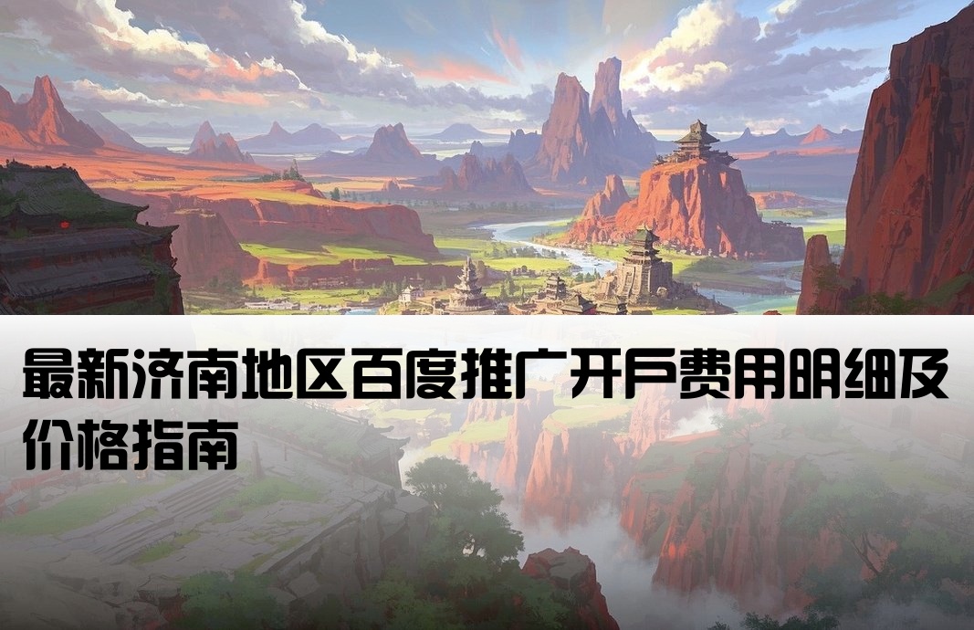 济南百度开户价格表最新