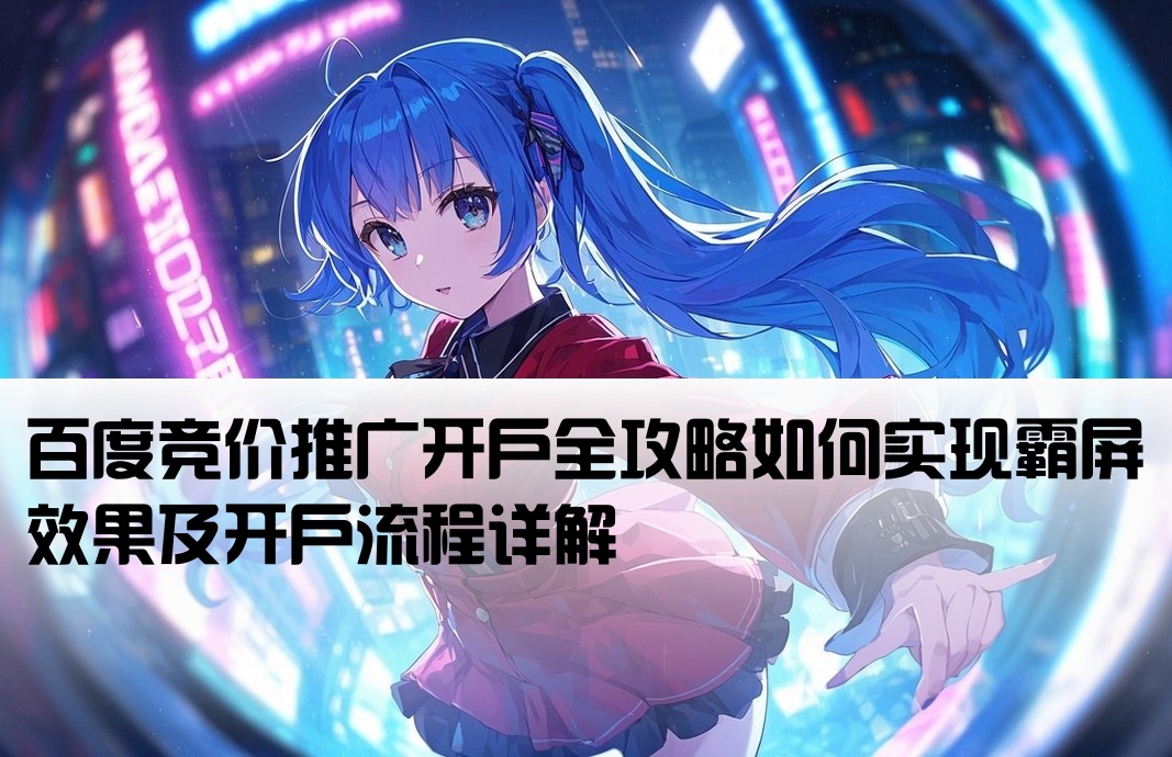 百度竞价怎么开户霸屏推广