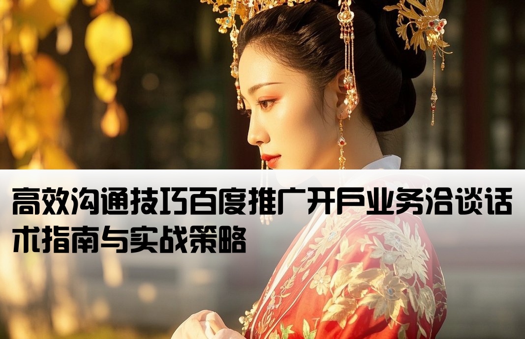 百度推广开户沟通话术