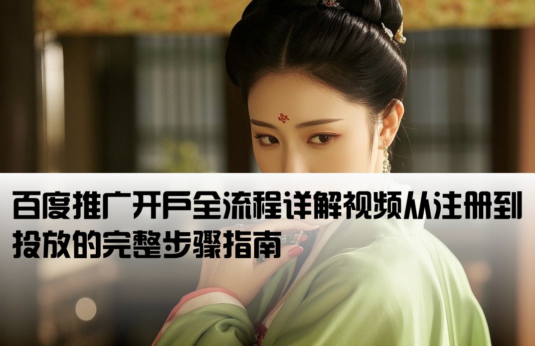 百度怎么开户流程图视频