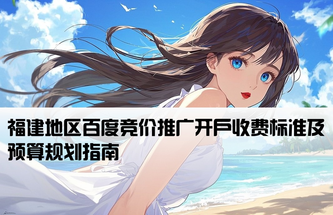 福建百度竞价开户费用多少