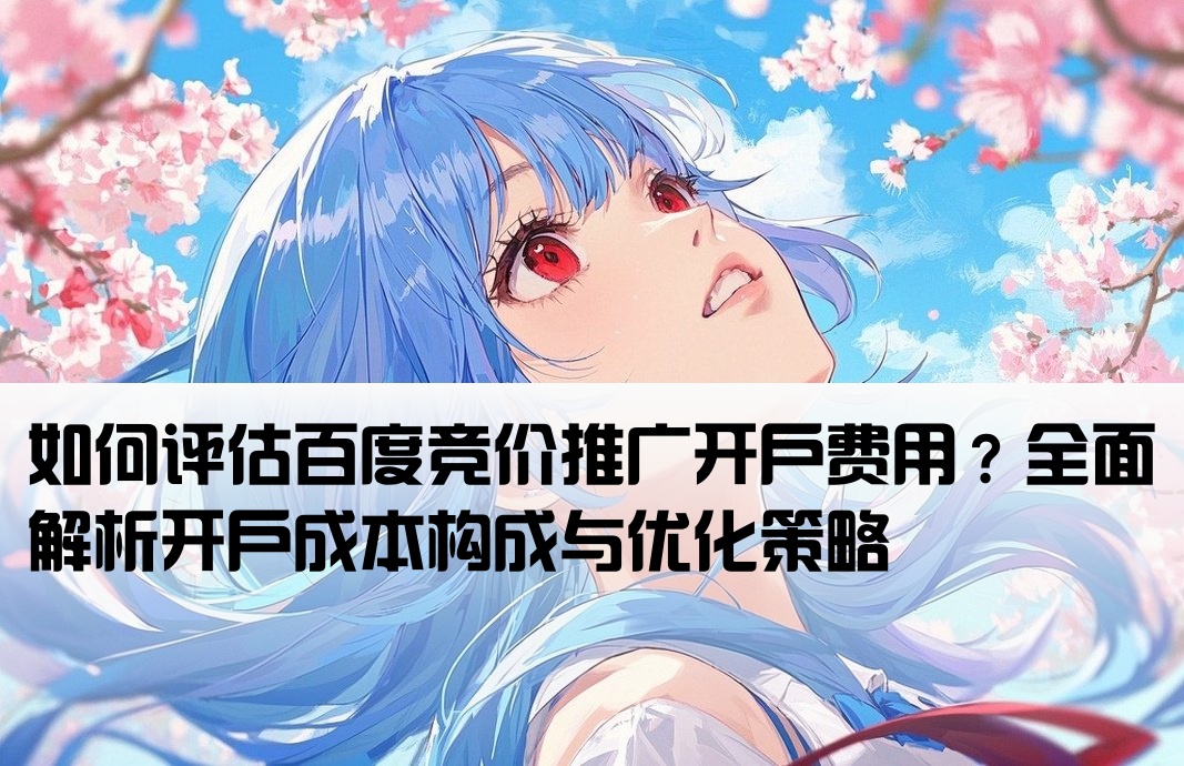百度竞价开户价格怎么看