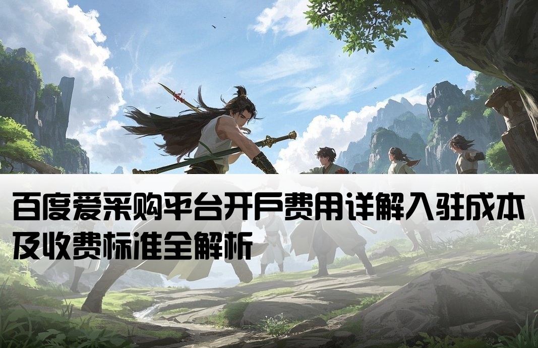 百度爱采购多少钱开户