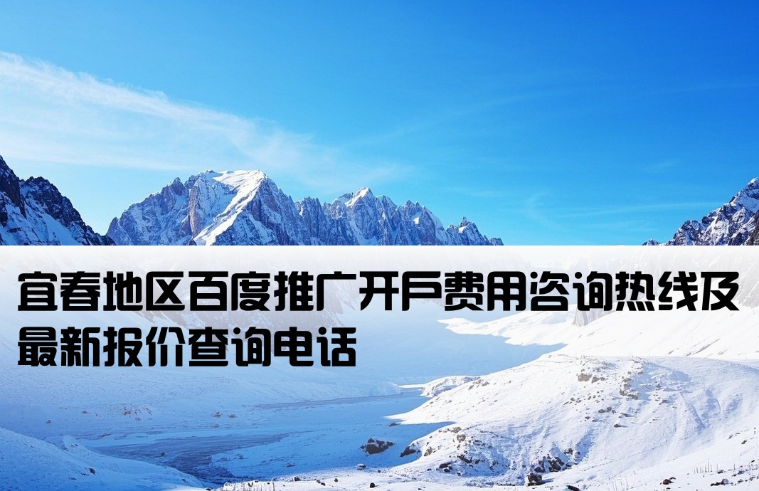 宜春百度开户价格查询电话
