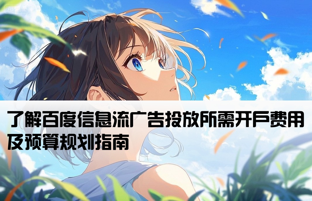 百度信息流的开户费用