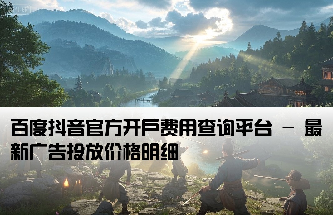 百度抖音开户价格查询官网