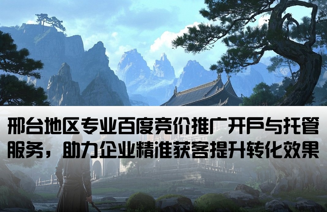 邢台百度竞价推广开户托管