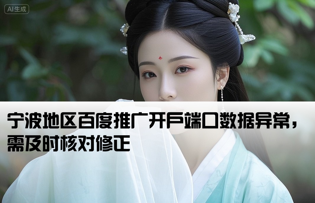 宁波百度开户端口信息错误