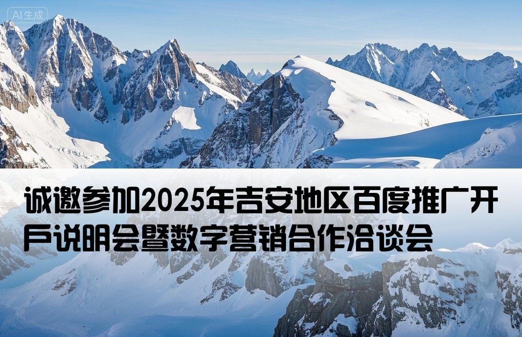 吉安百度开户会议邀请函