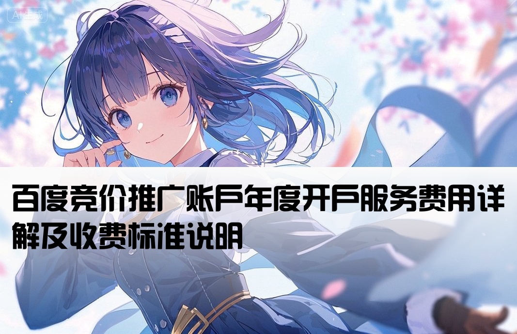 百度竞价开户服务费每年