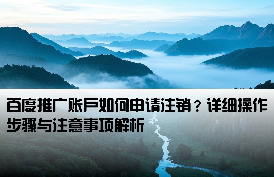 怎么在百度开户账号注销掉