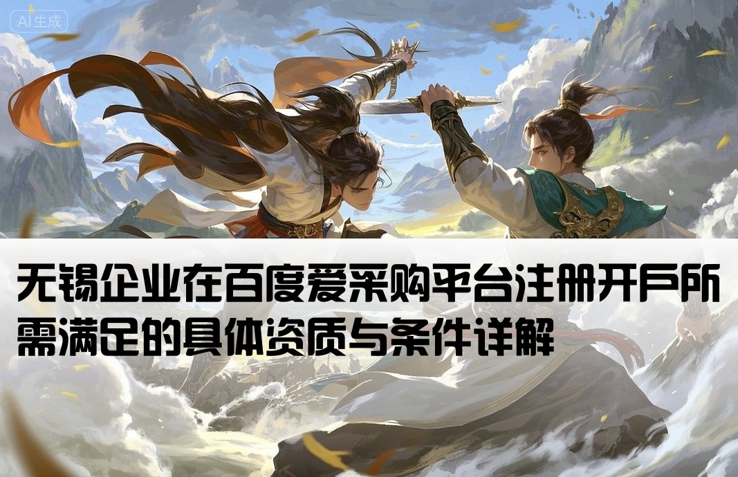 无锡百度爱采购开户条件要求