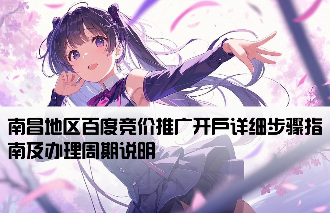 南昌百度竞价开户流程及时间
