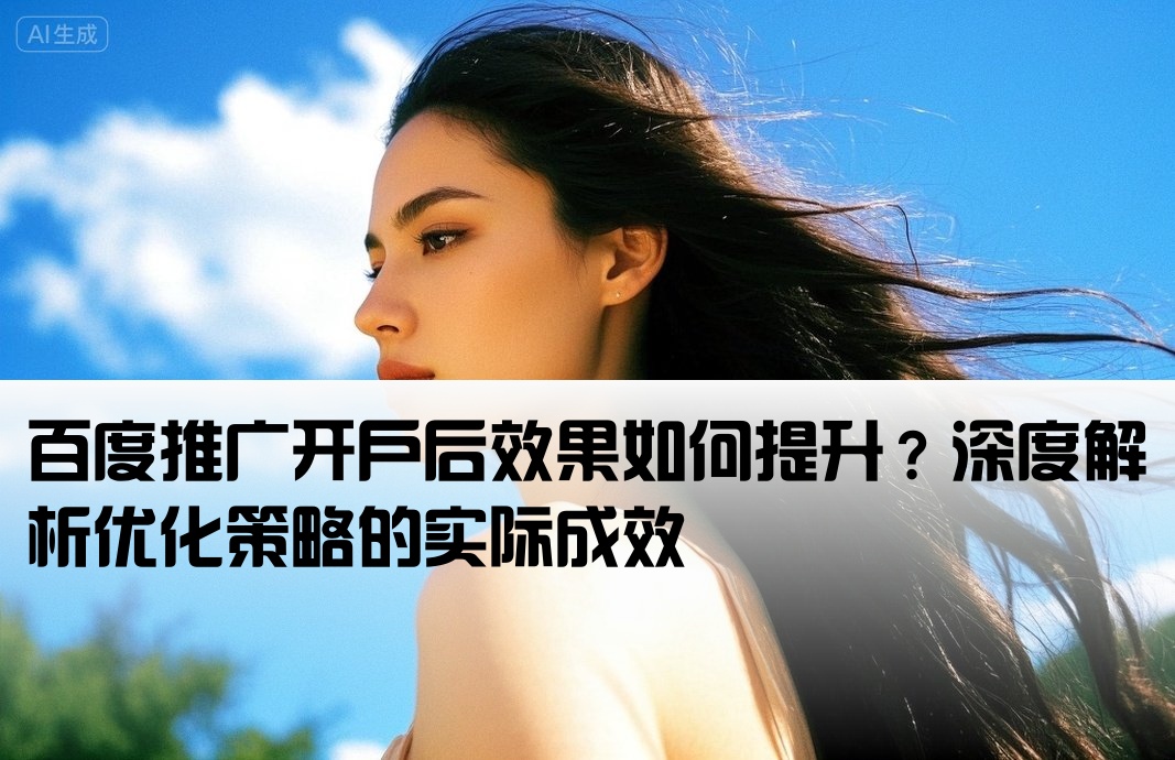 百度开户优化有没有效果
