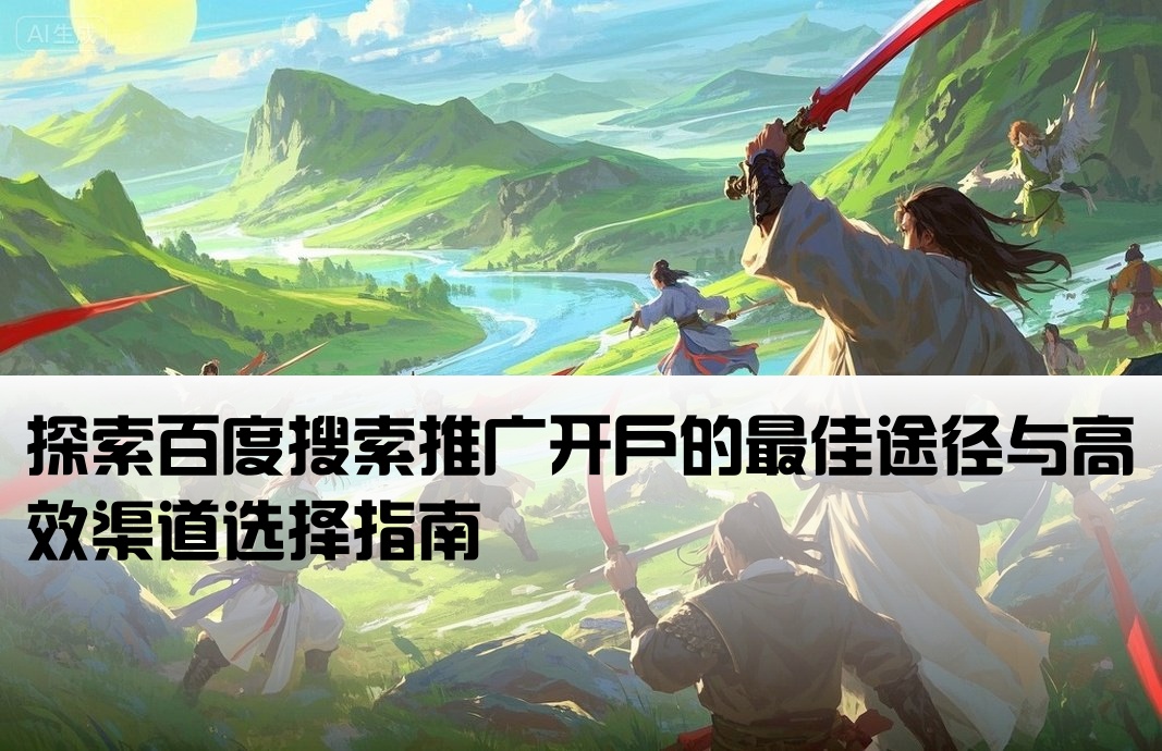 百度搜索推广开户渠道