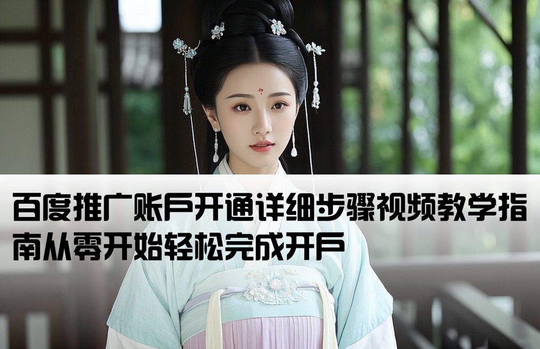 百度开户操作流程视频教程