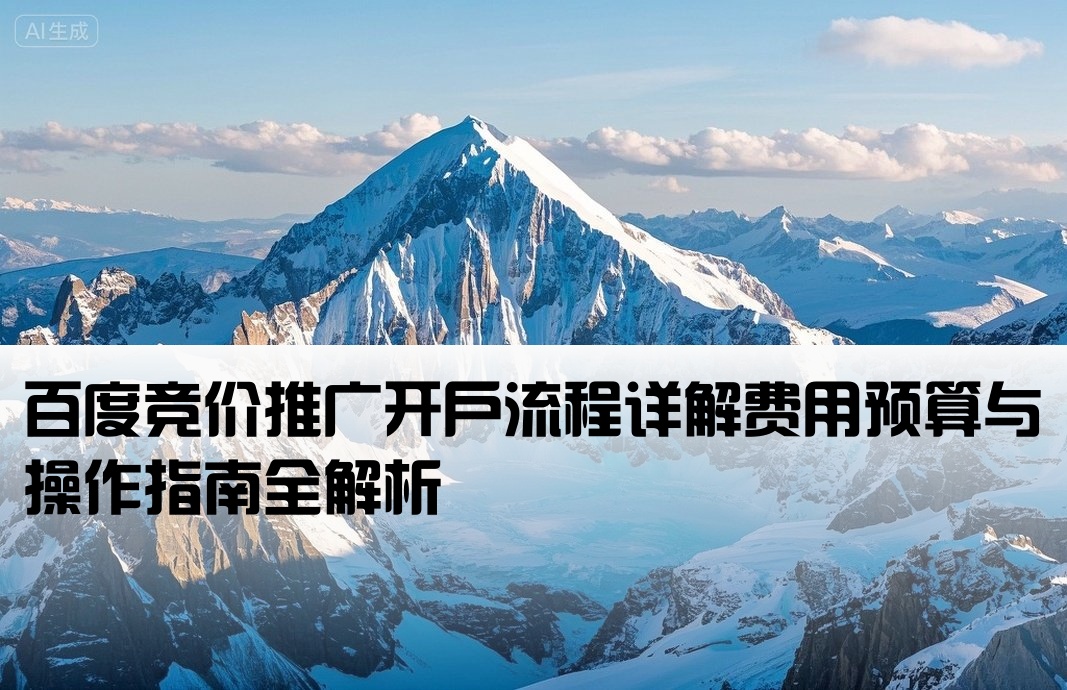 百度竞价怎么开户需要多少钱