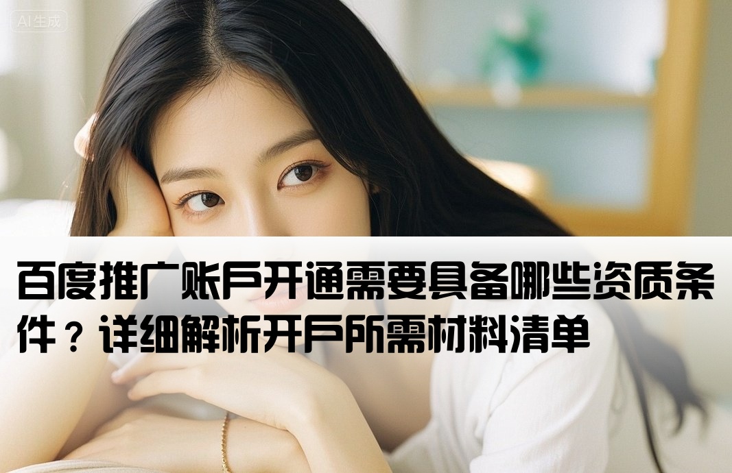 百度推扩开户要什么资质