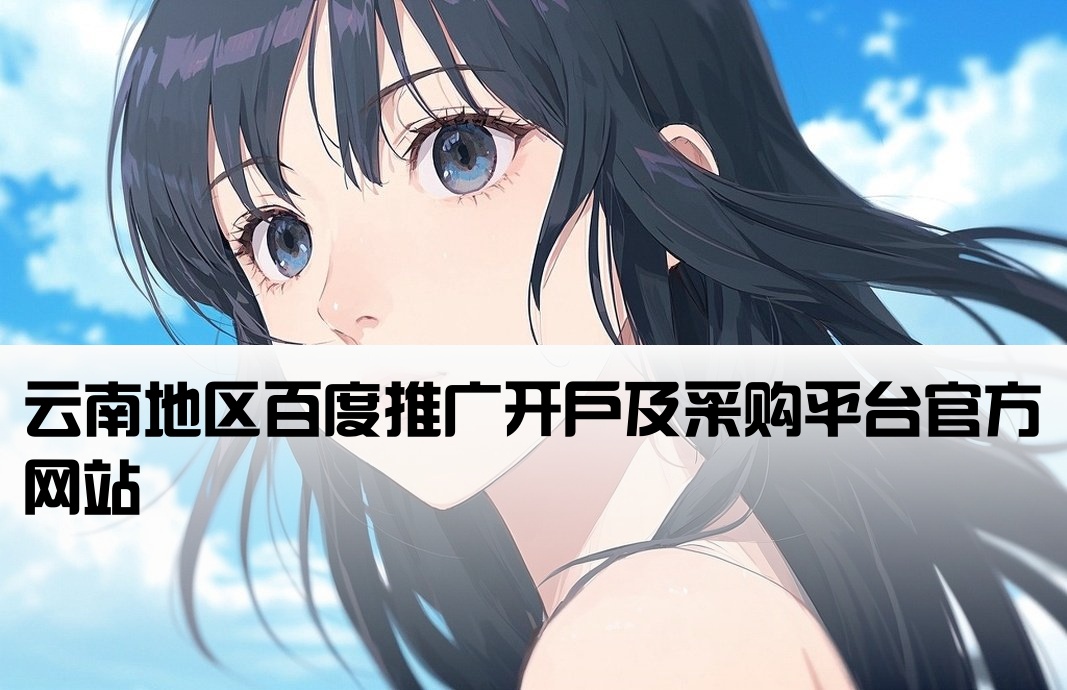 云南百度开户采购平台官网