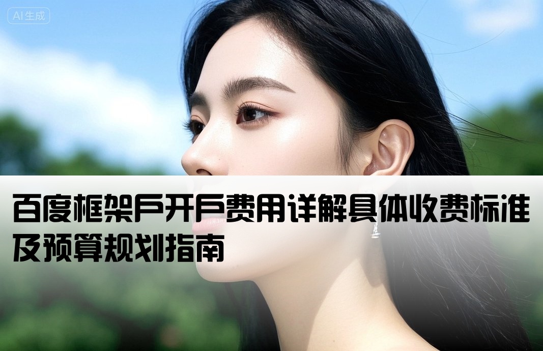 百度框架户开户要多少钱