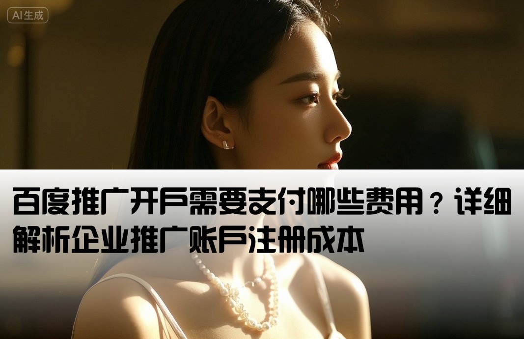 百度推广公司开户费用多少