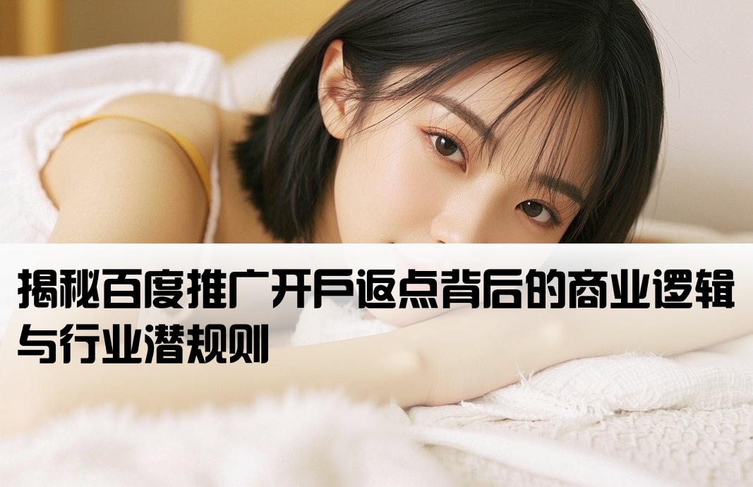 百度开户为什么会有返点
