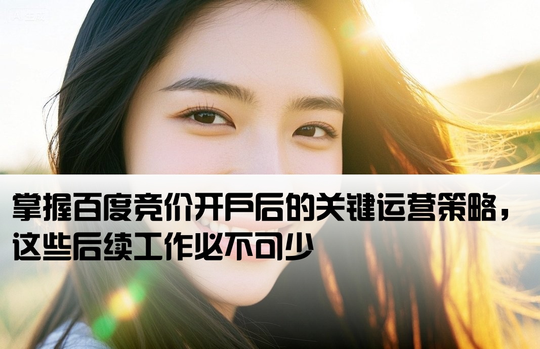 百度竞价开户以后还需要