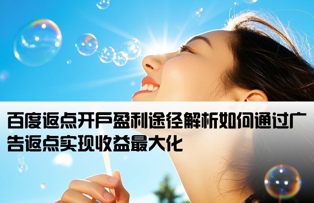 百度返点开户怎么赚钱的