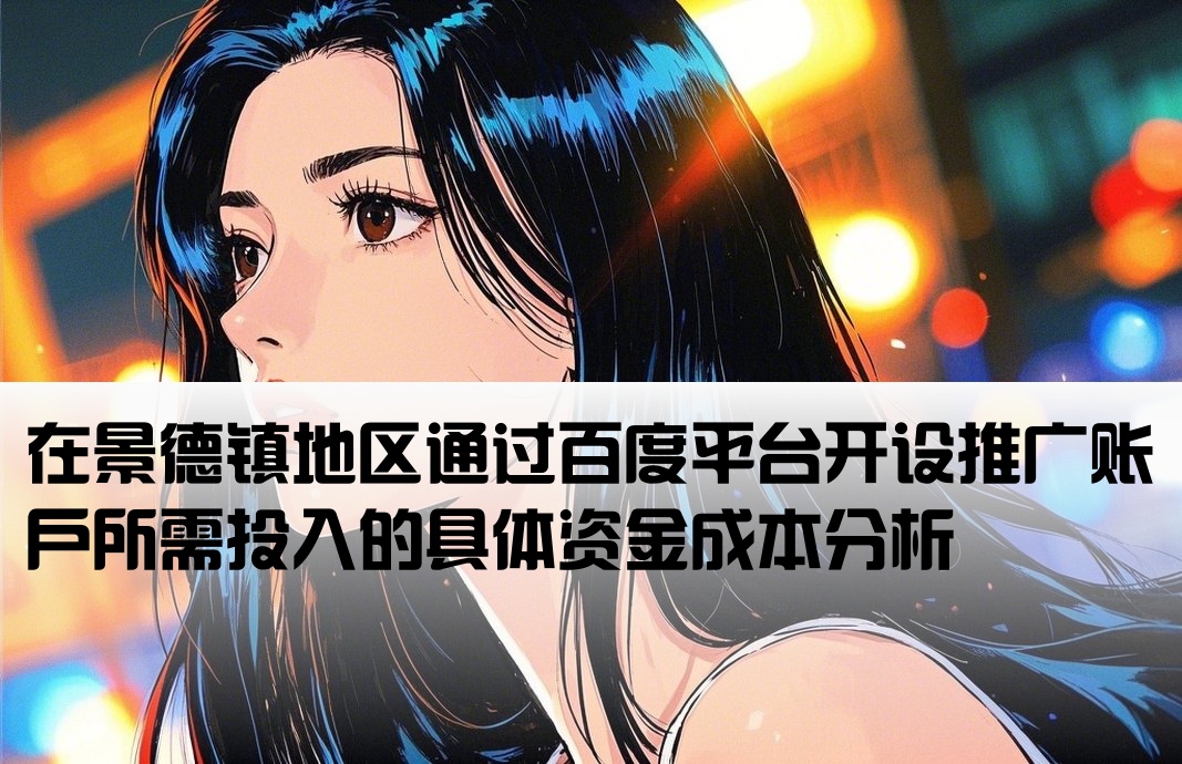 景德镇百度开户费用