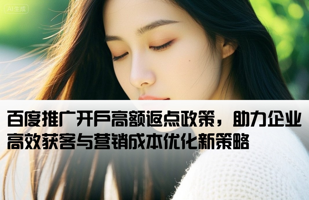 百度推广开户返点户